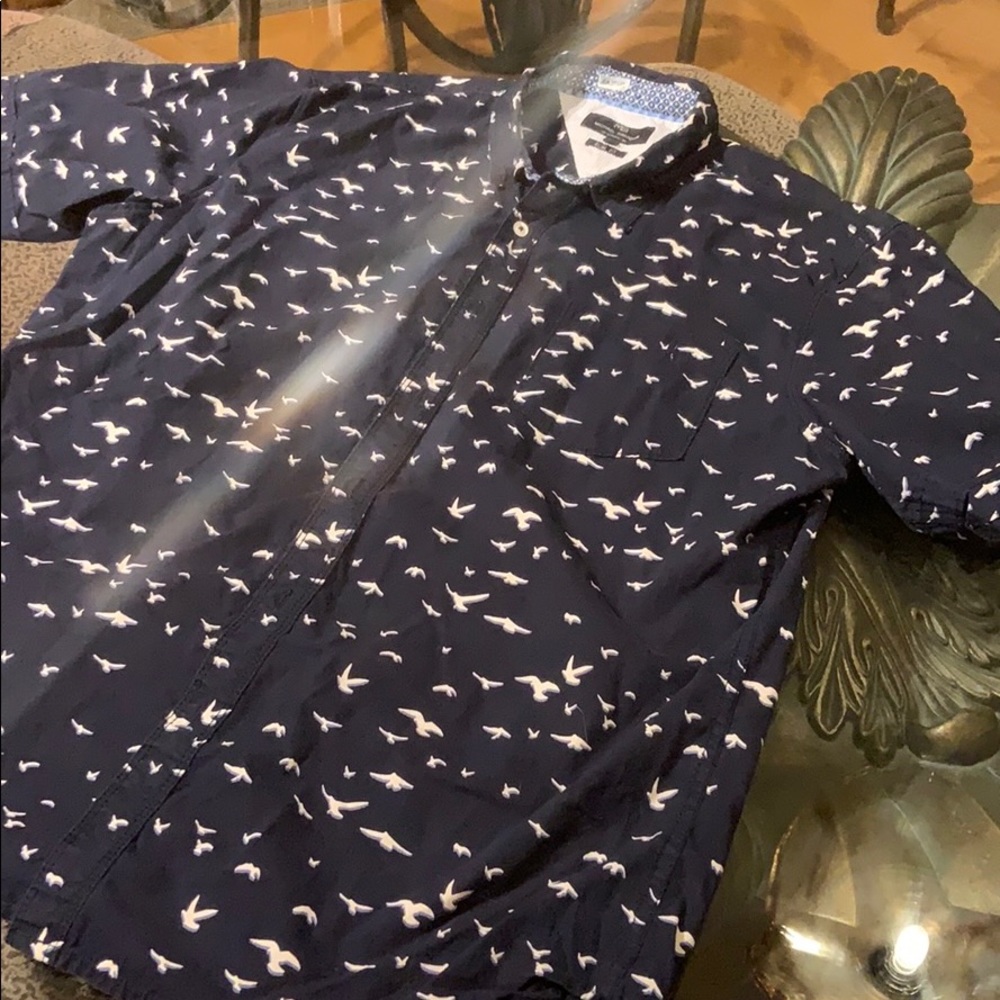 Michael Brandon slim fit snap button shirt